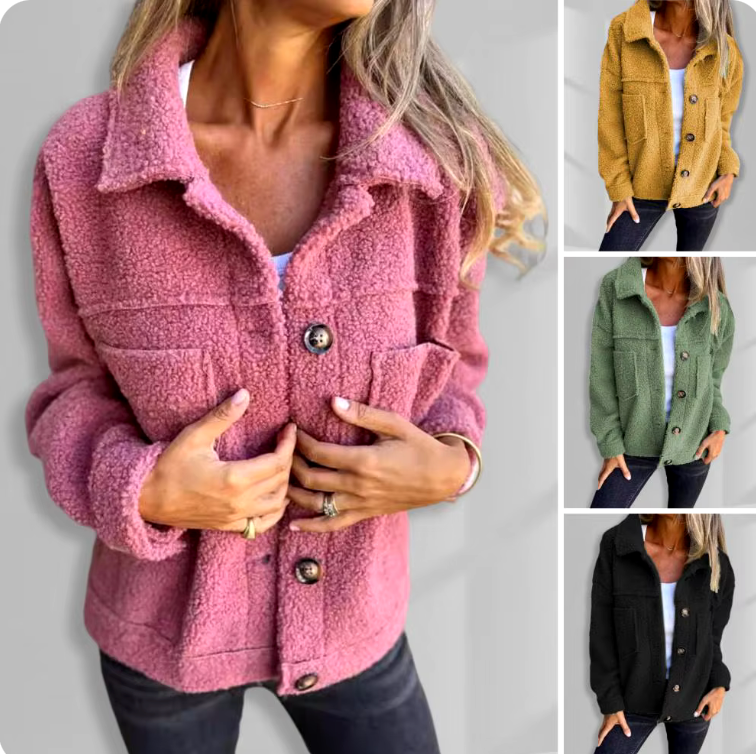Olivia™ | Lyxig Lammullskappa