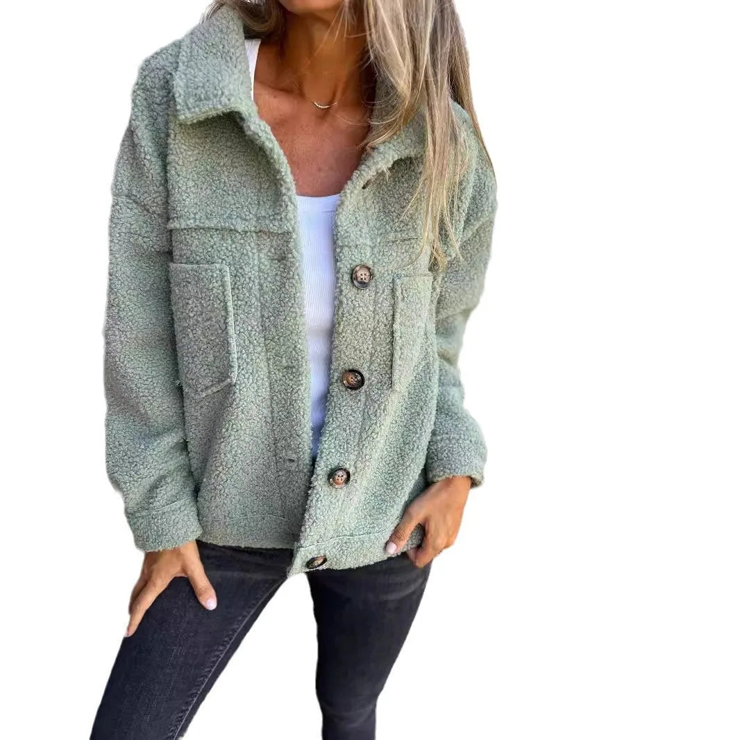 Olivia™ | Lyxig Lammullskappa