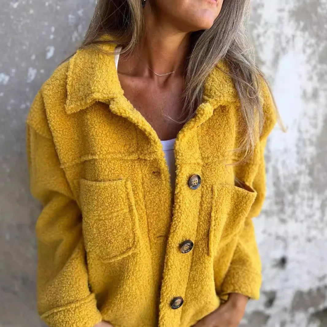 Olivia™ | Lyxig Lammullskappa