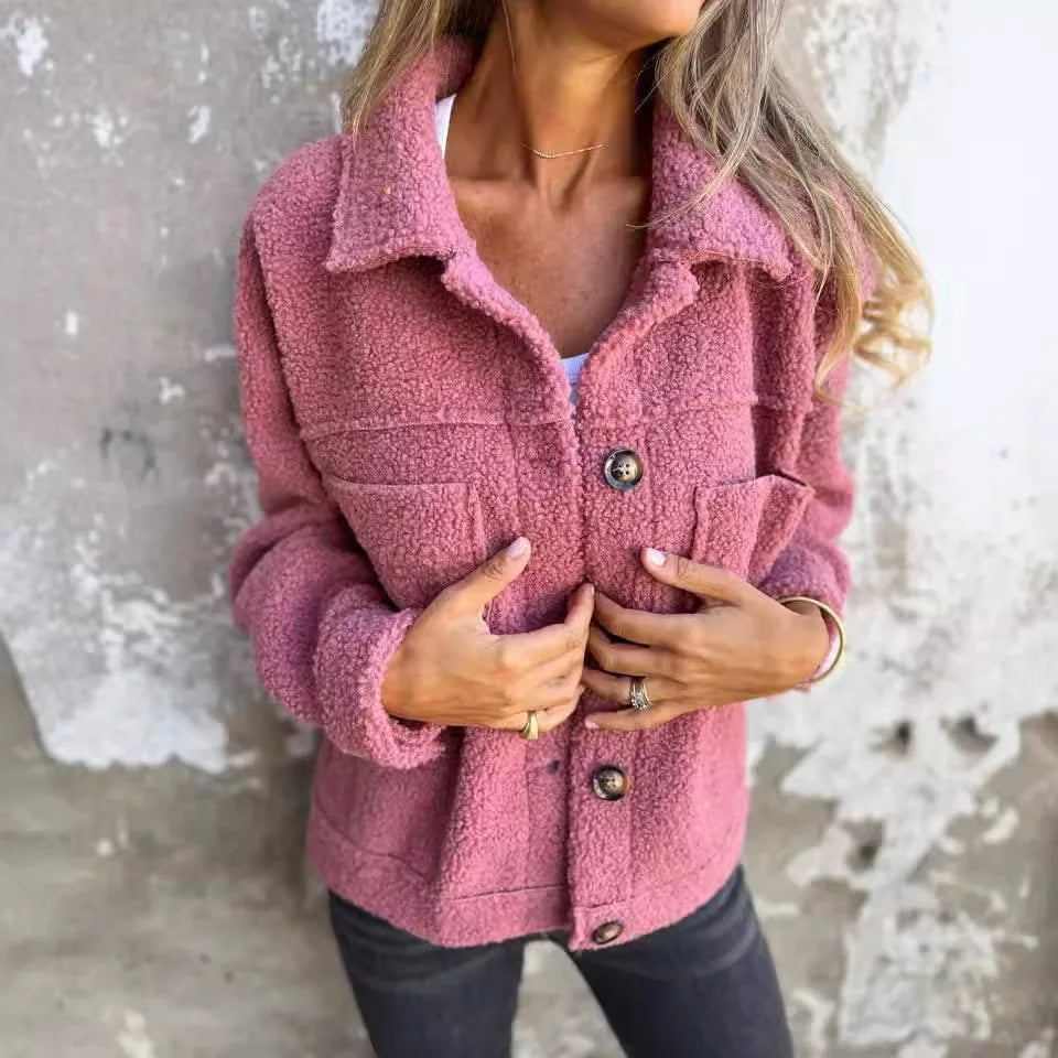Olivia™ | Lyxig Lammullskappa
