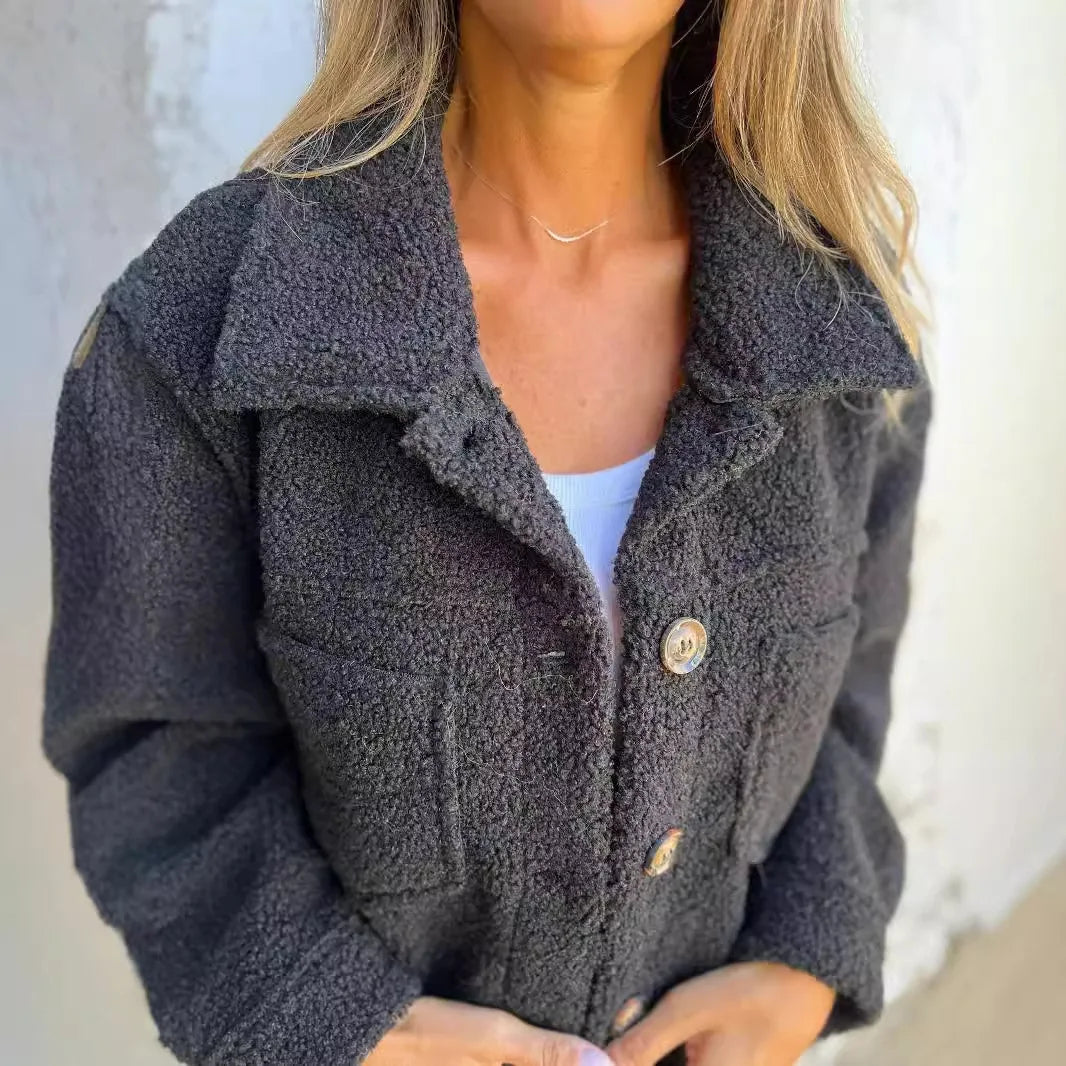 Olivia™ | Lyxig Lammullskappa
